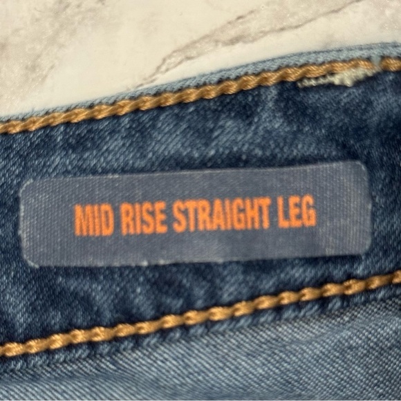 Jag Jeans Mid Rise Straight Leg Stretchy Denim Womens Size 4 - Picture 10 of 11